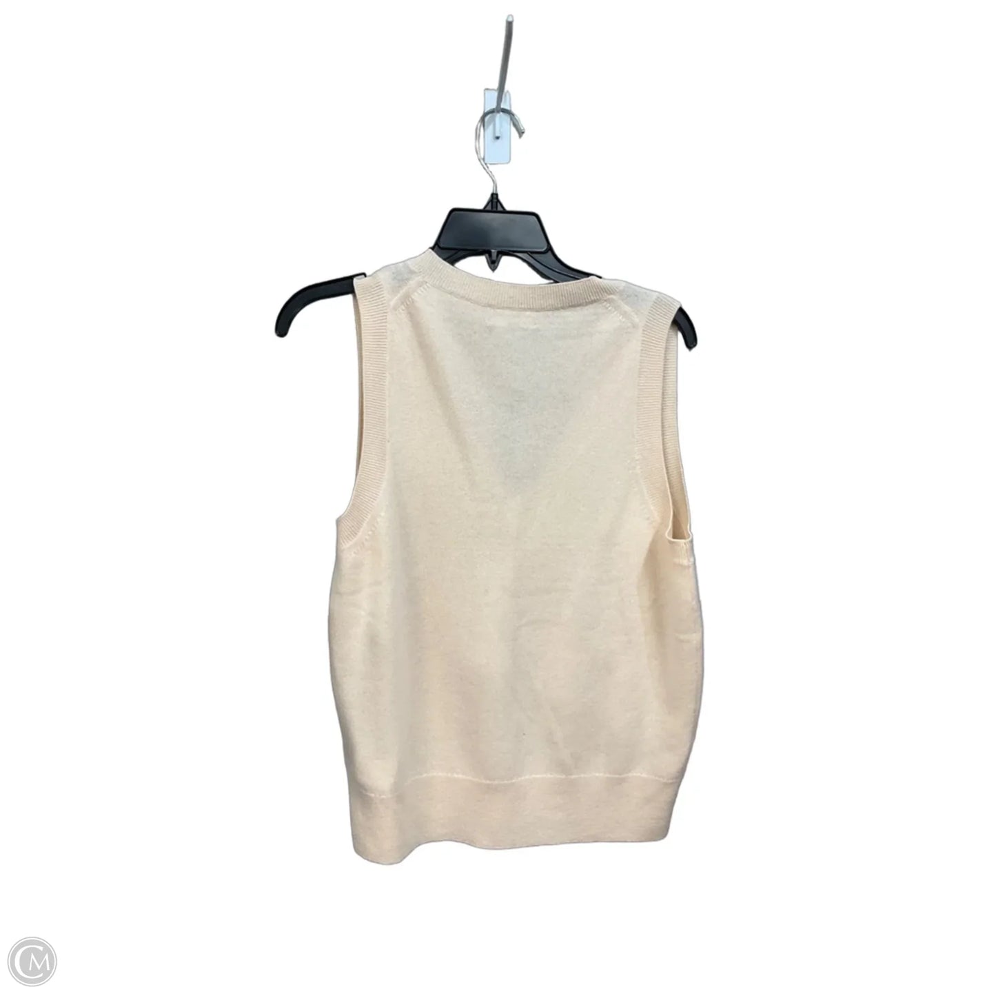 Top Sleeveless By J. Crew In Tan, Size: S