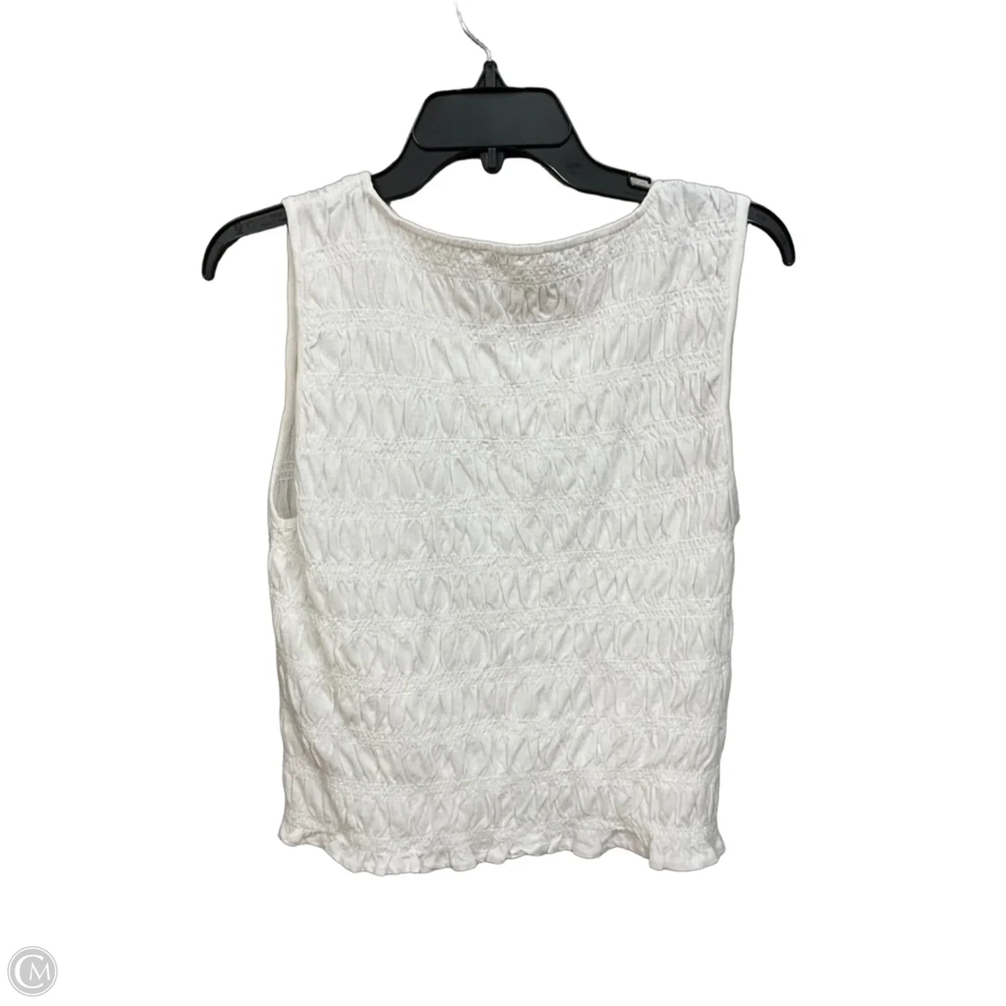 Top Sleeveless By Madewell In White, Size: S