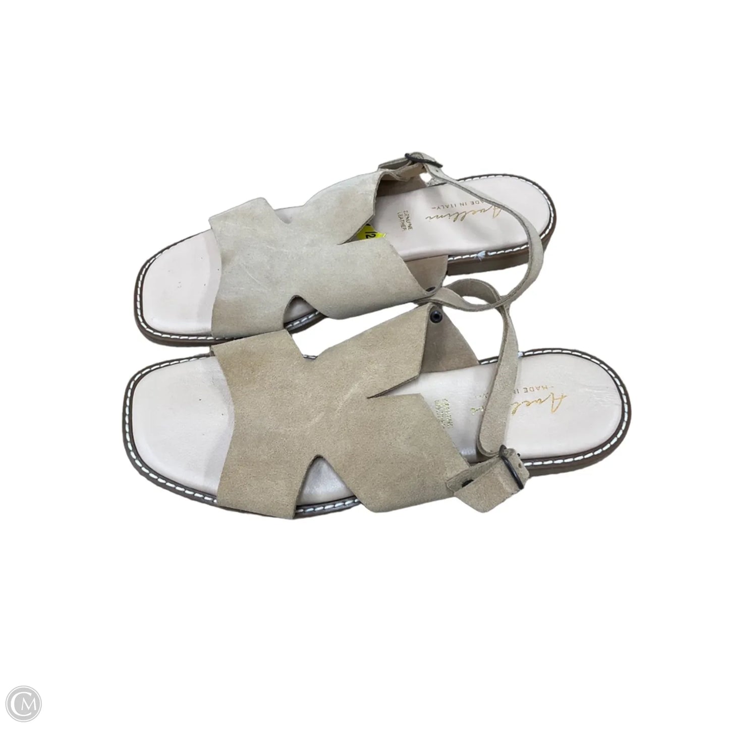 Sandals Flats By Cmb In Tan, Size: 9.5