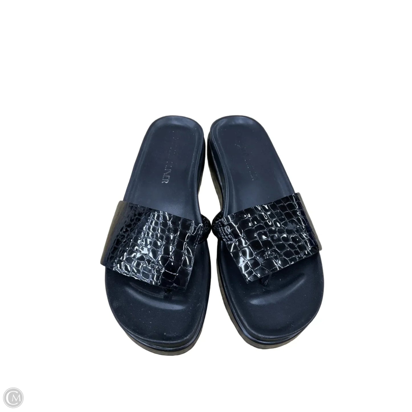 Sandals Flats By Donald Pliner In Black, Size: 8