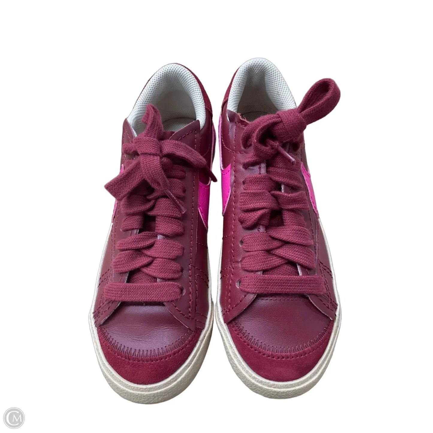 Shoes Sneakers By Nike In Maroon, Size: 6.5