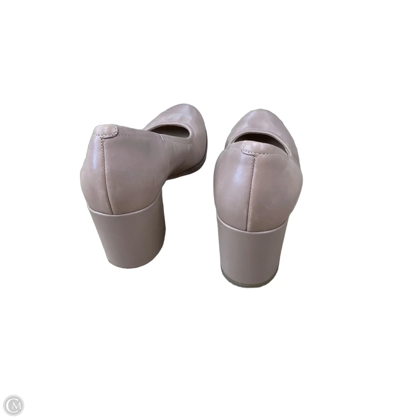 Shoes Heels Block By Clarks In Tan, Size: 9.5