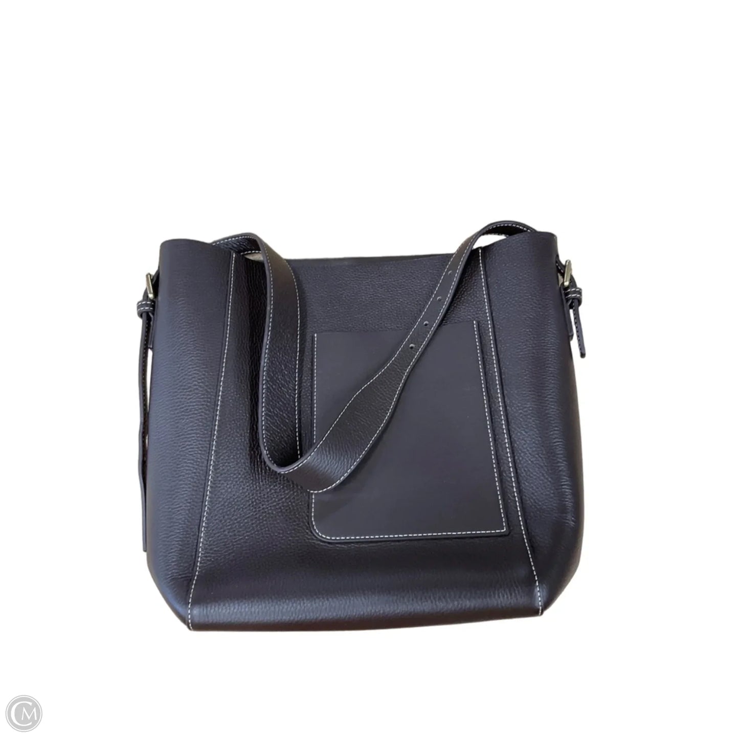 Handbag Leather By J Mclaughlin, Size: Medium
