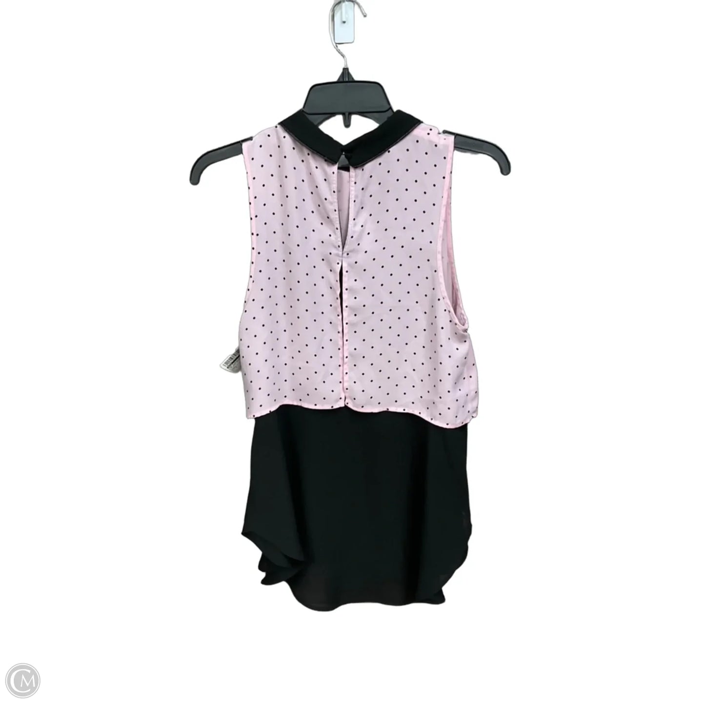 Top Sleeveless By Elle In Polkadot Pattern, Size: S