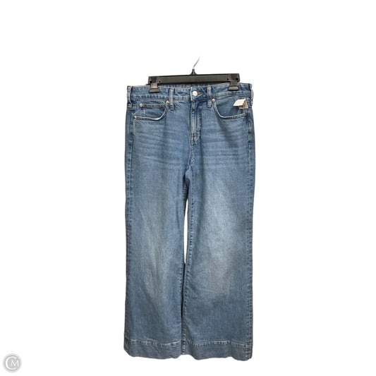Jeans Wide Leg By J. Crew In Blue Denim, Size: 6