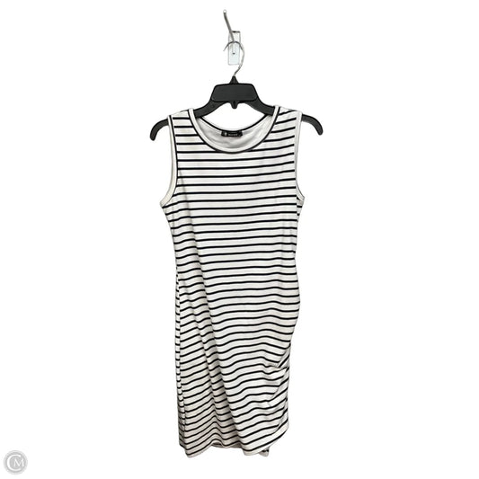 Dress Casual Midi By Btfbm In Striped Pattern, Size: M