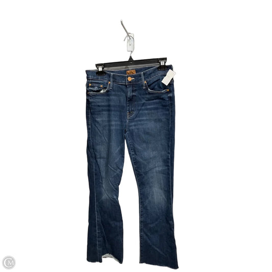 Jeans Boot Cut By Mother In Blue Denim, Size: 8