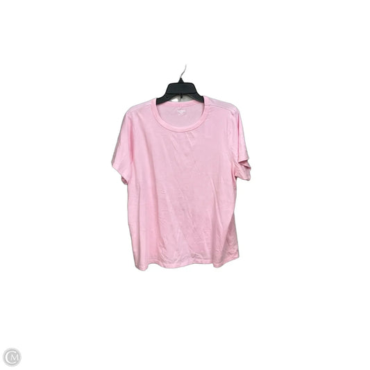 Top Short Sleeve Basic By Old Navy In Pink, Size: Xl
