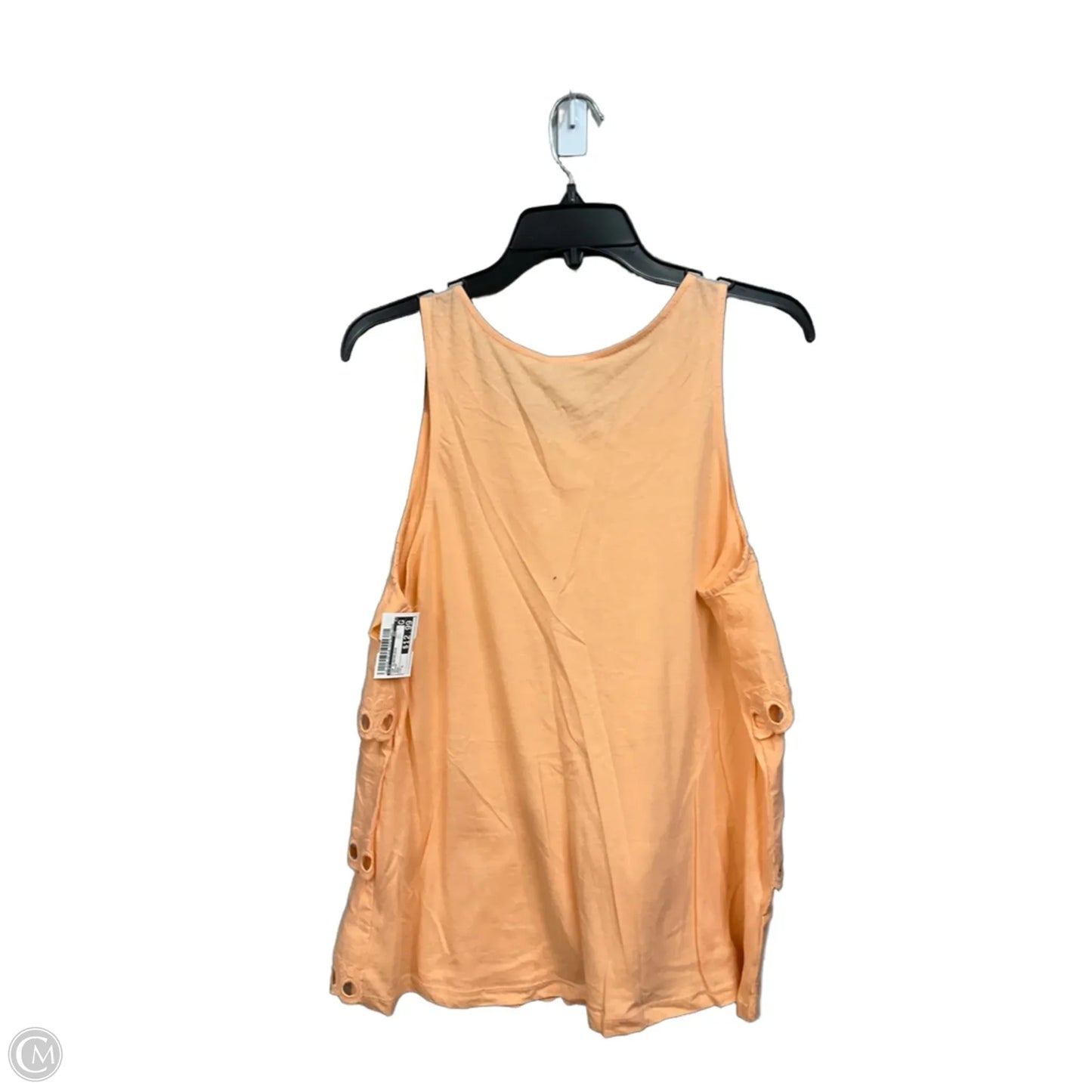 Top Sleeveless By Loft In Orange, Size: L