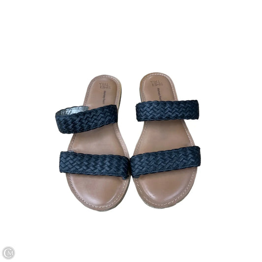 Sandals Flats By Time And Tru In Tan, Size: 8