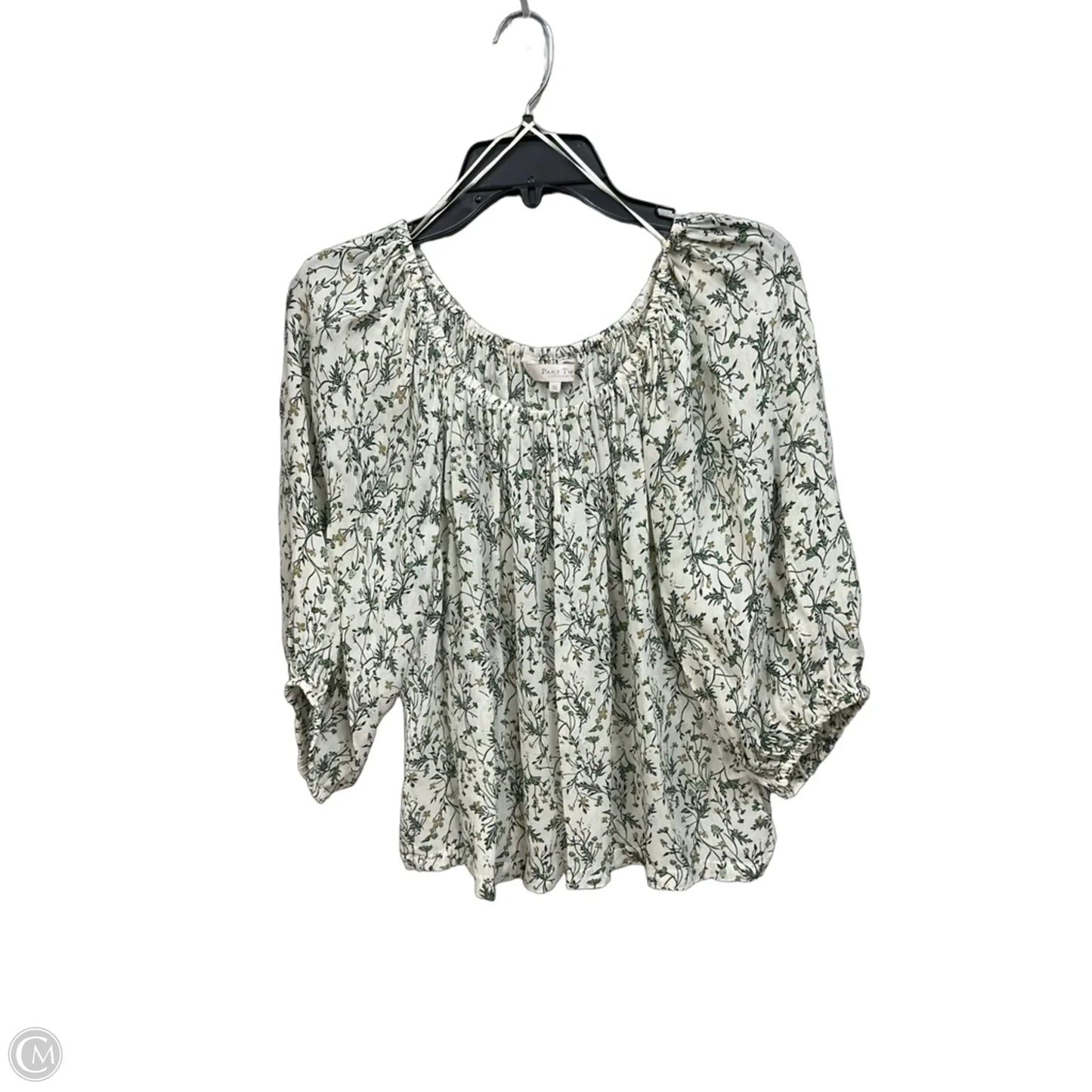 Blouse Long Sleeve By Cmb In Floral Print, Size: S