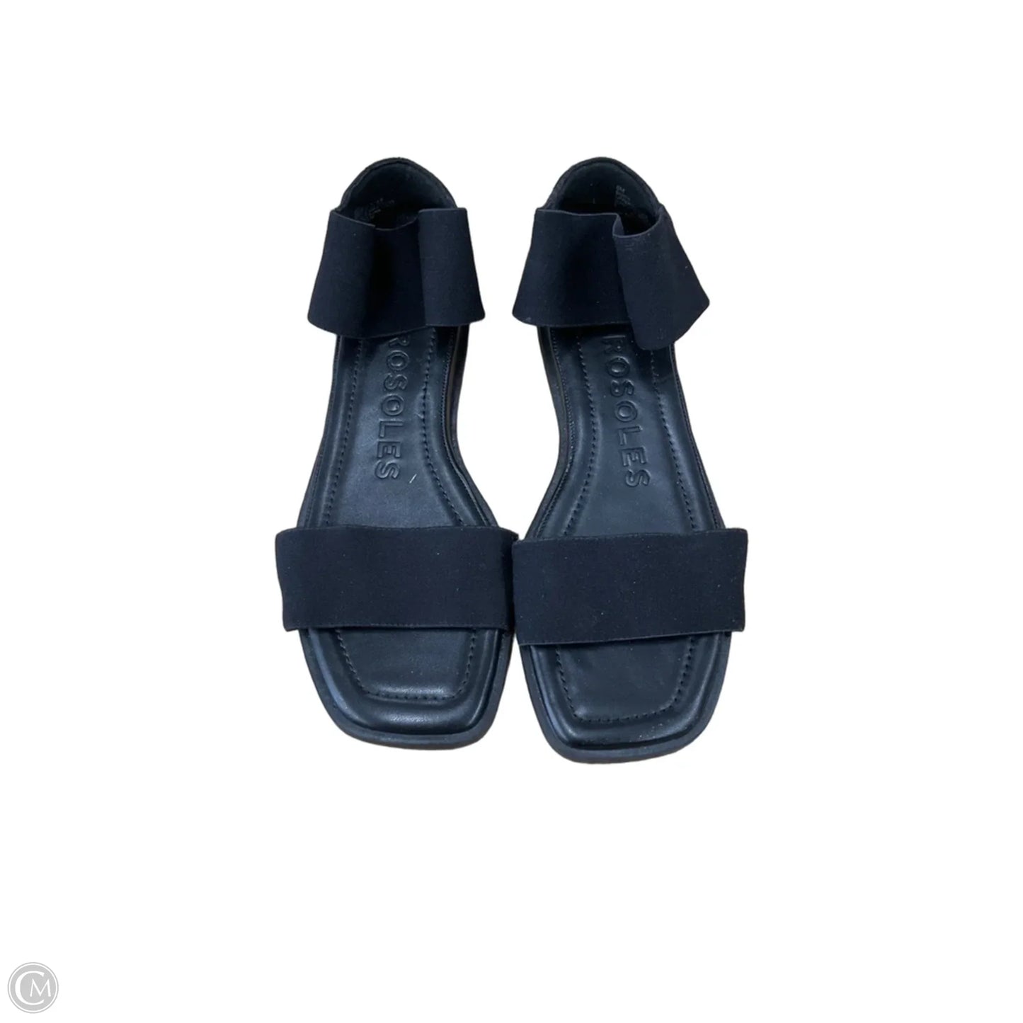 Sandals Flats By Aerosoles In Black, Size: 8
