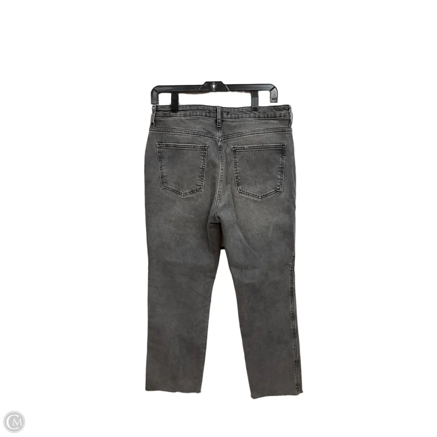 Jeans Wide Leg By Free People In Black Denim, Size: 12