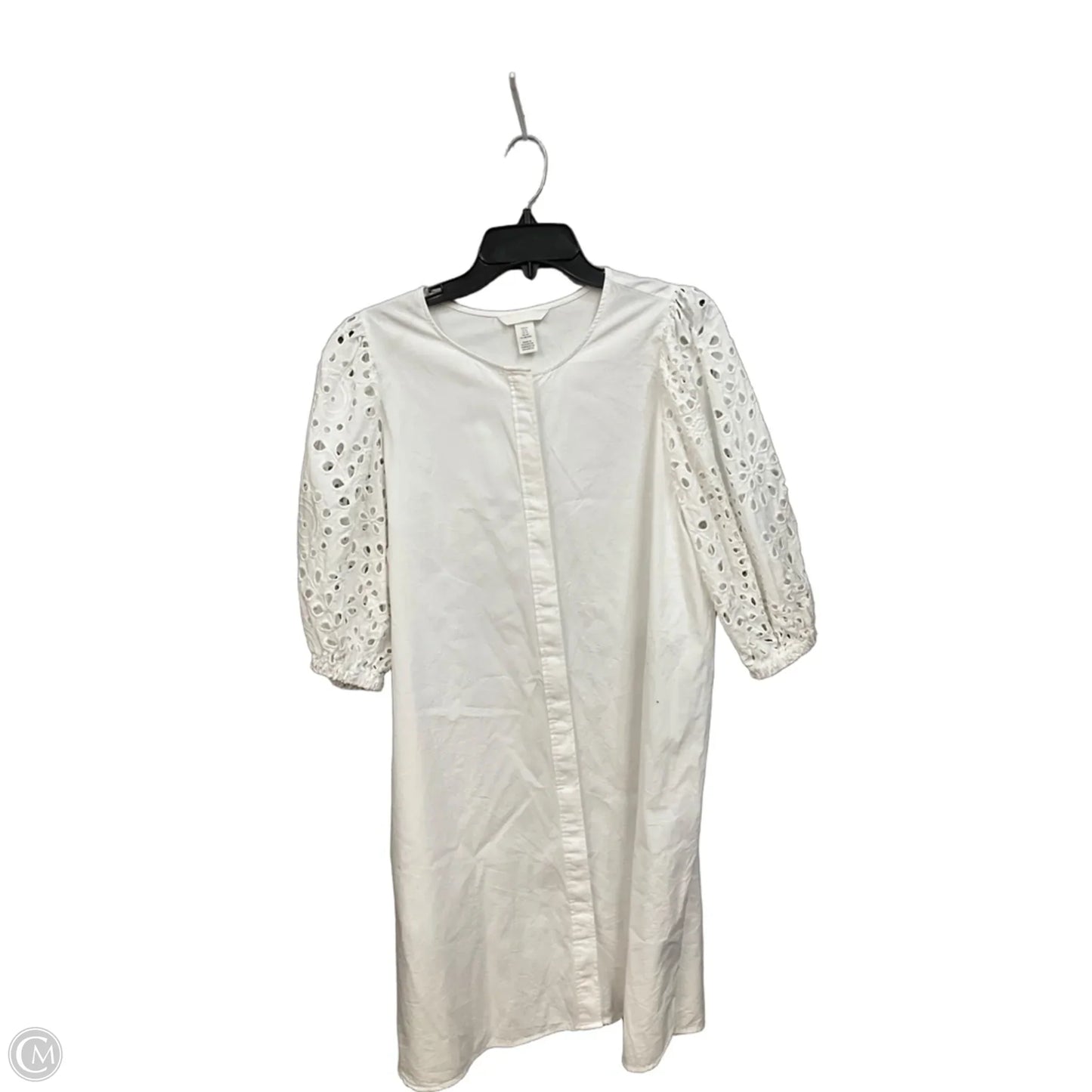 Dress Casual Short By H&m In White, Size: Xl