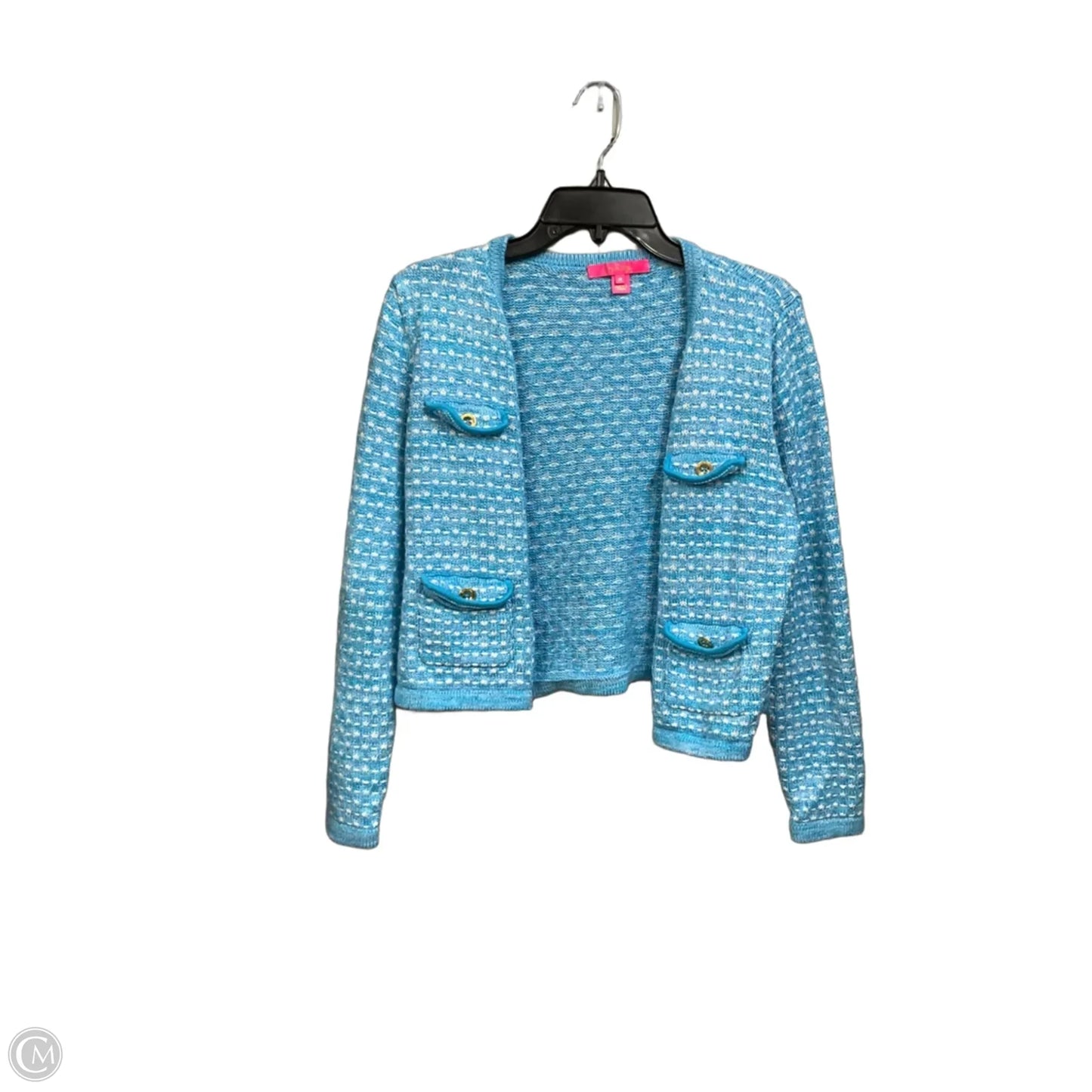 Cardigan Designer By Lilly Pulitzer In Blue, Size: M