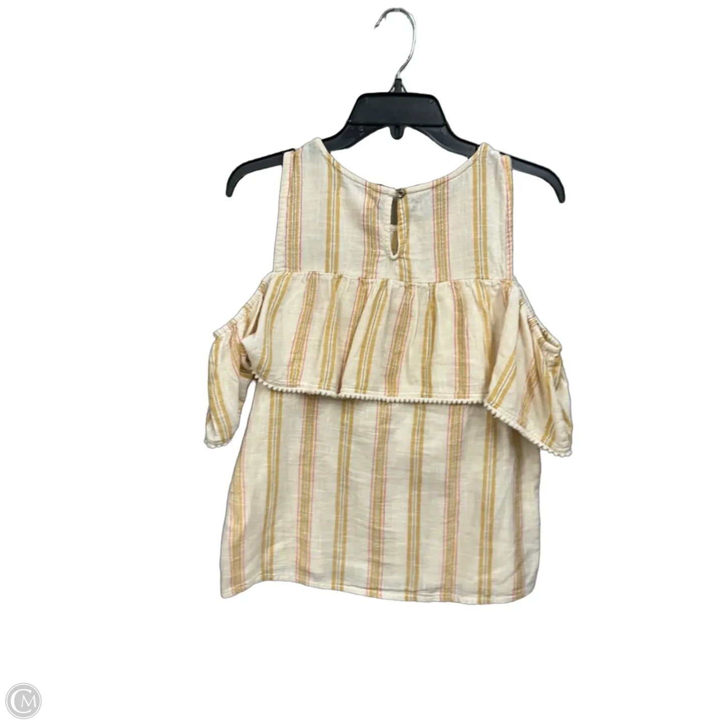 Top Short Sleeve By Lc Lauren Conrad In Striped Pattern, Size: Xs