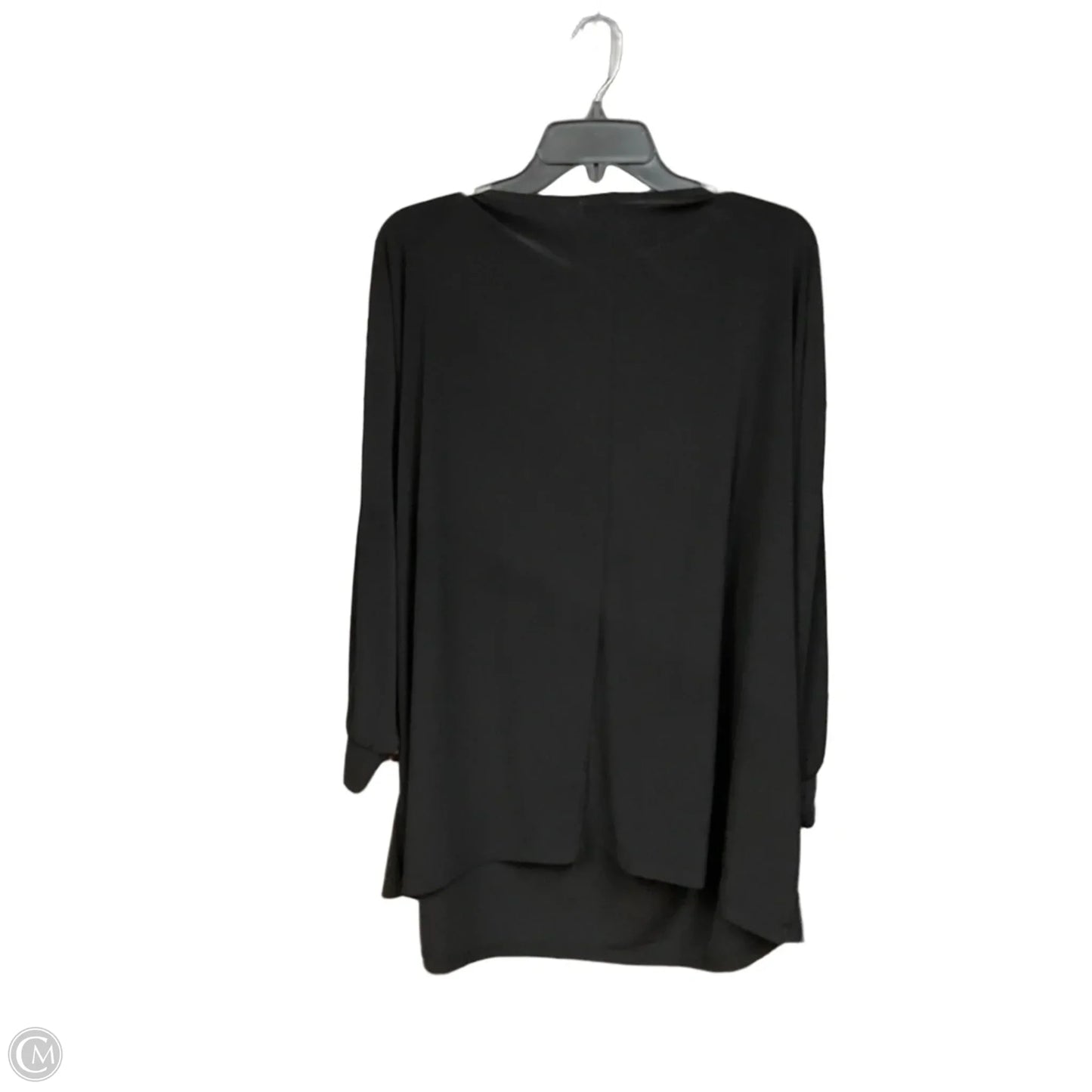 Top 3/4 Sleeve By Nine West Apparel In Black, Size: 3x