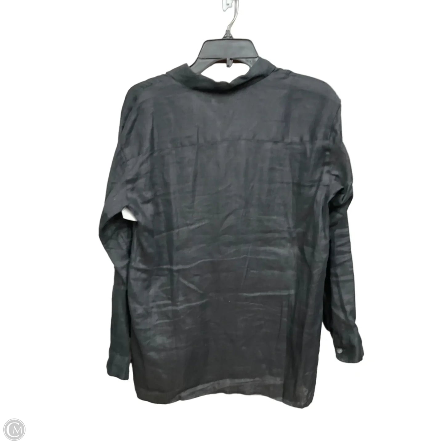 Blouse Long Sleeve By J. Jill In Black, Size: S