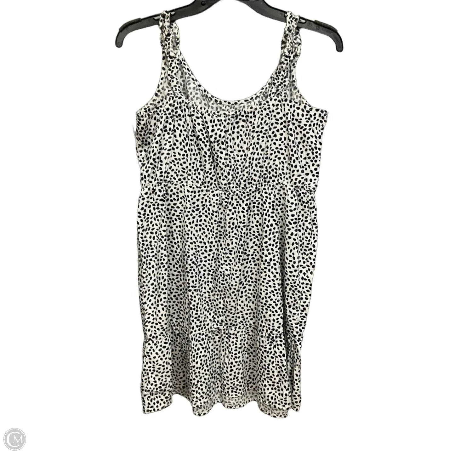 Dress Casual Short By Banana Republic In Black & White, Size: M