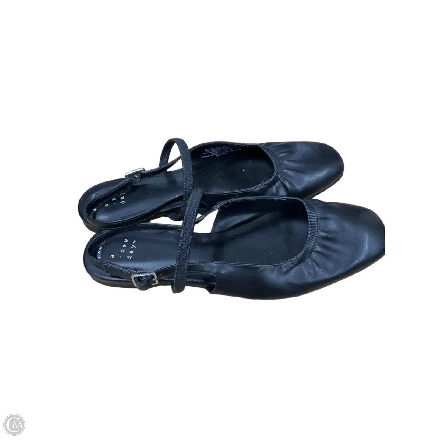 Shoes Flats By A New Day In Black, Size: 8