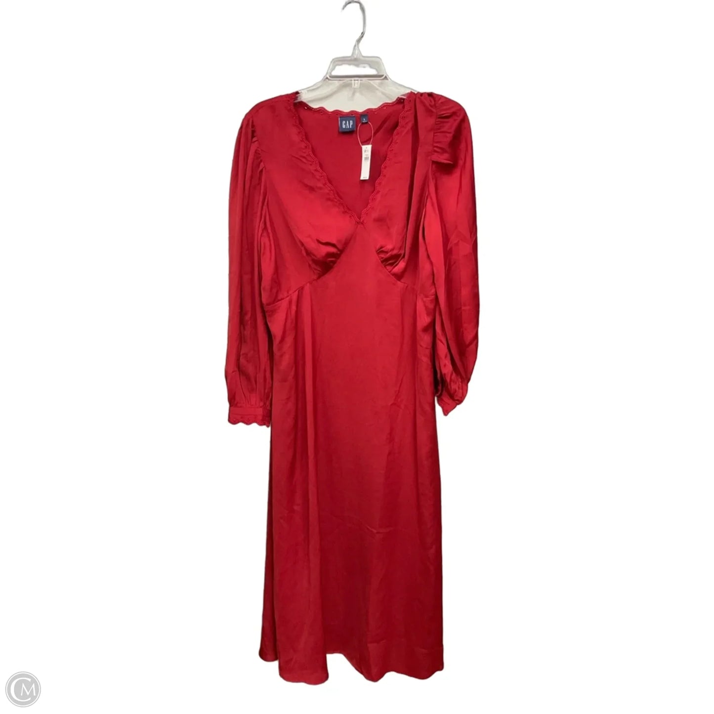 Dress Casual Maxi By Gap In Red, Size: L