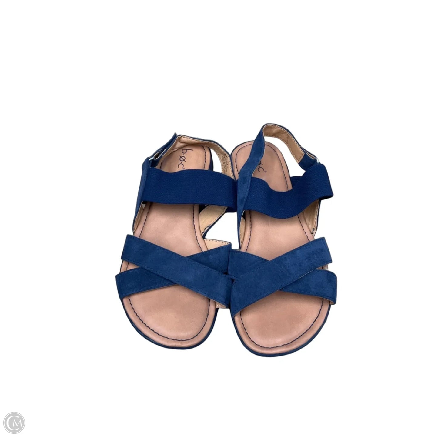 Sandals Flats By Boc In Blue & Brown, Size: 8