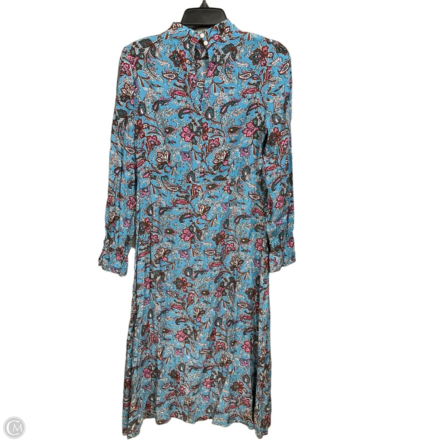 Dress Casual Midi By Loft In Floral Print, Size: Xs