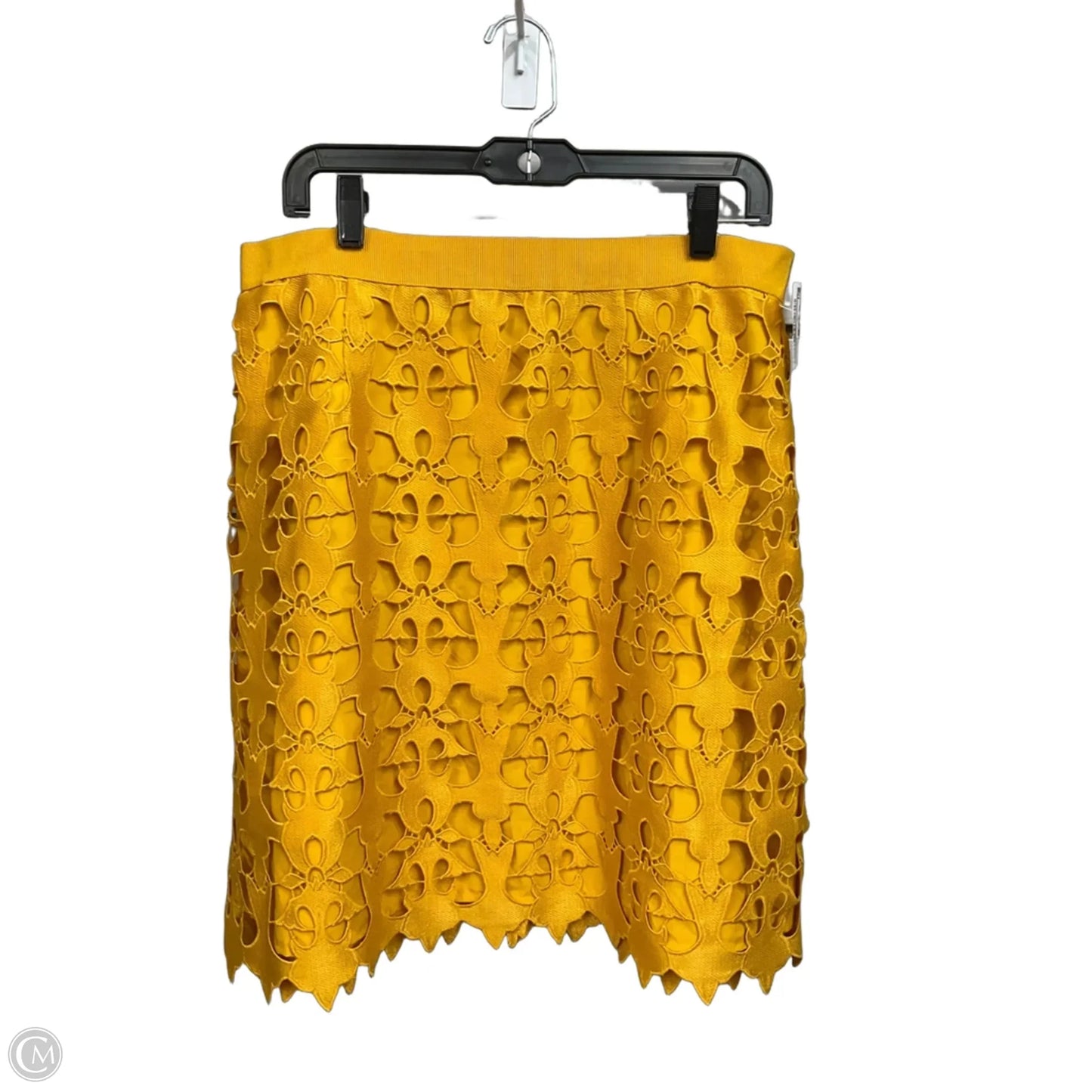 Skirt Midi By Loft In Yellow, Size: 14