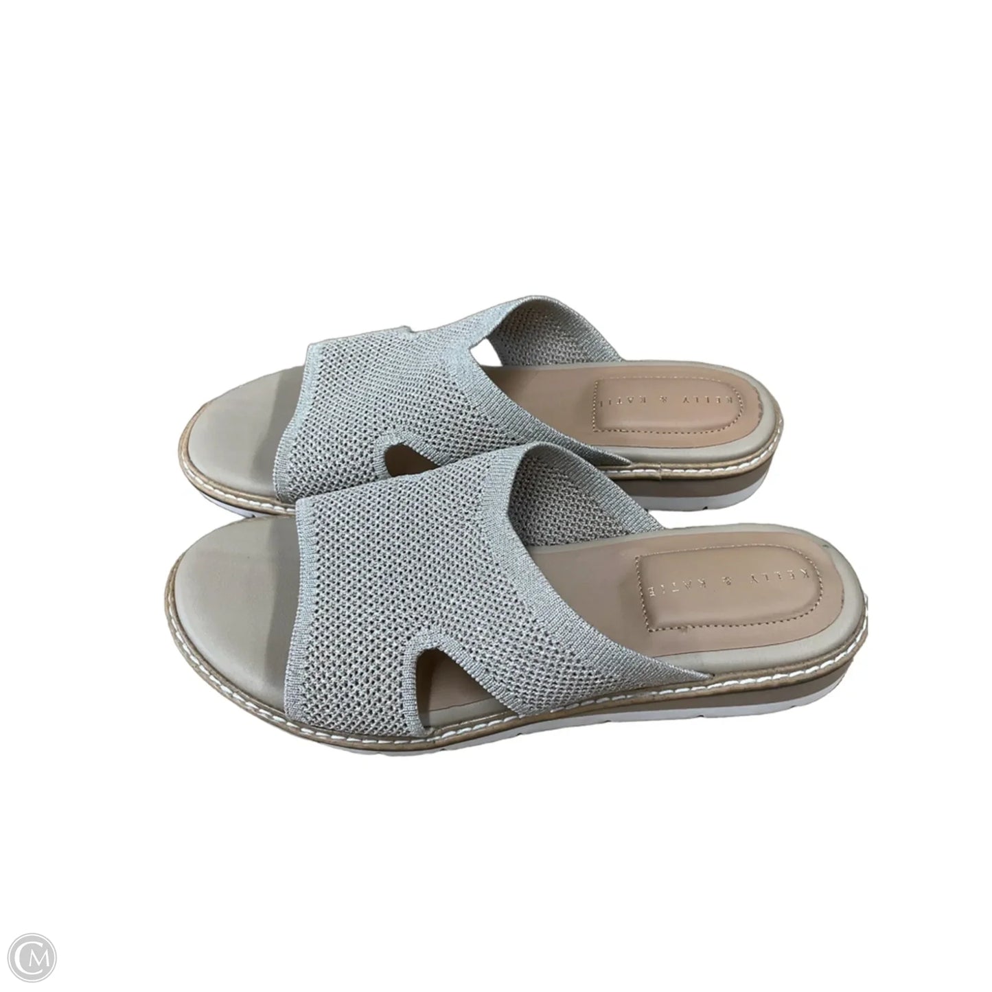 Sandals Flats By Kelly And Katie In Gold, Size: 7.5