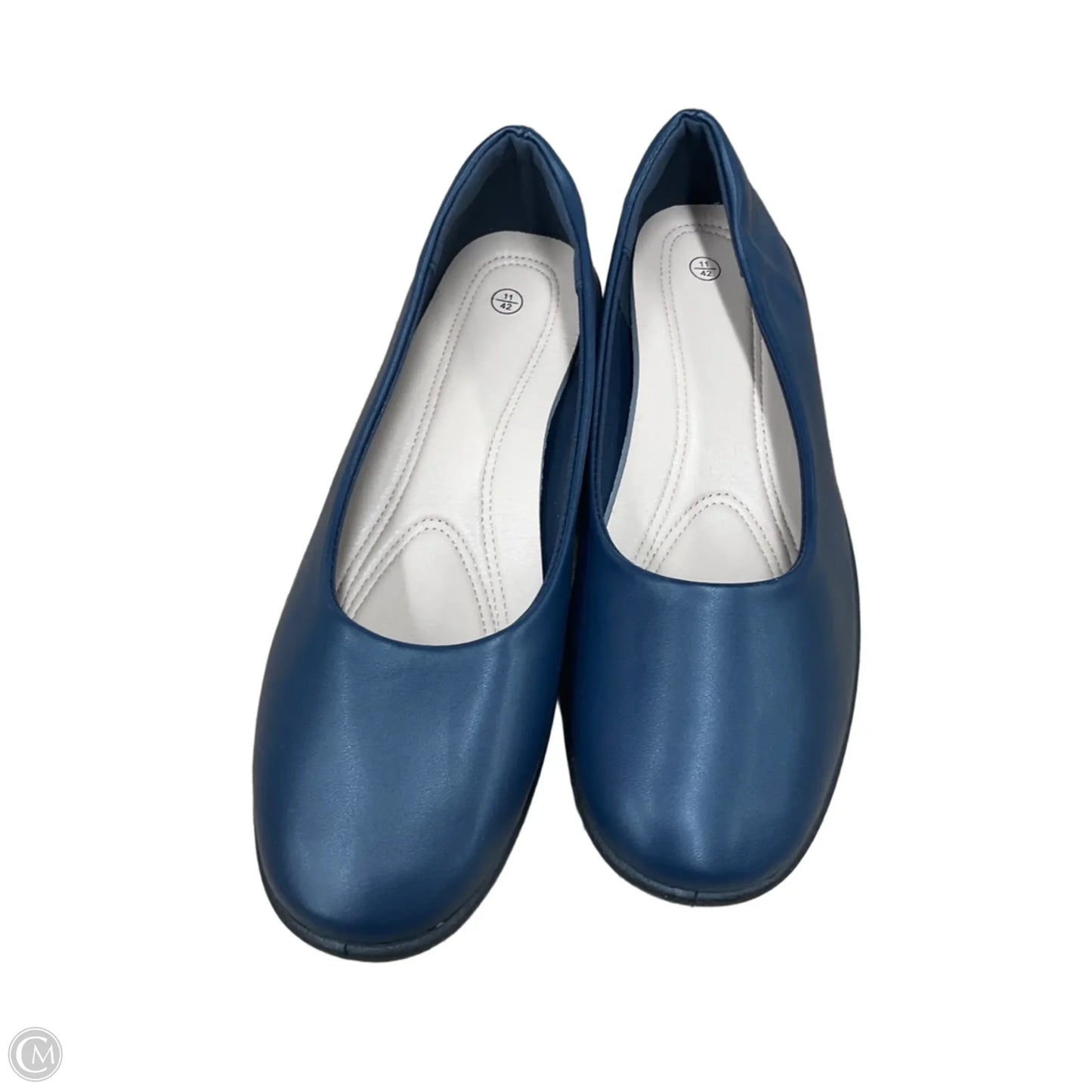 Shoes Flats By Clothes Mentor In Navy, Size: 11