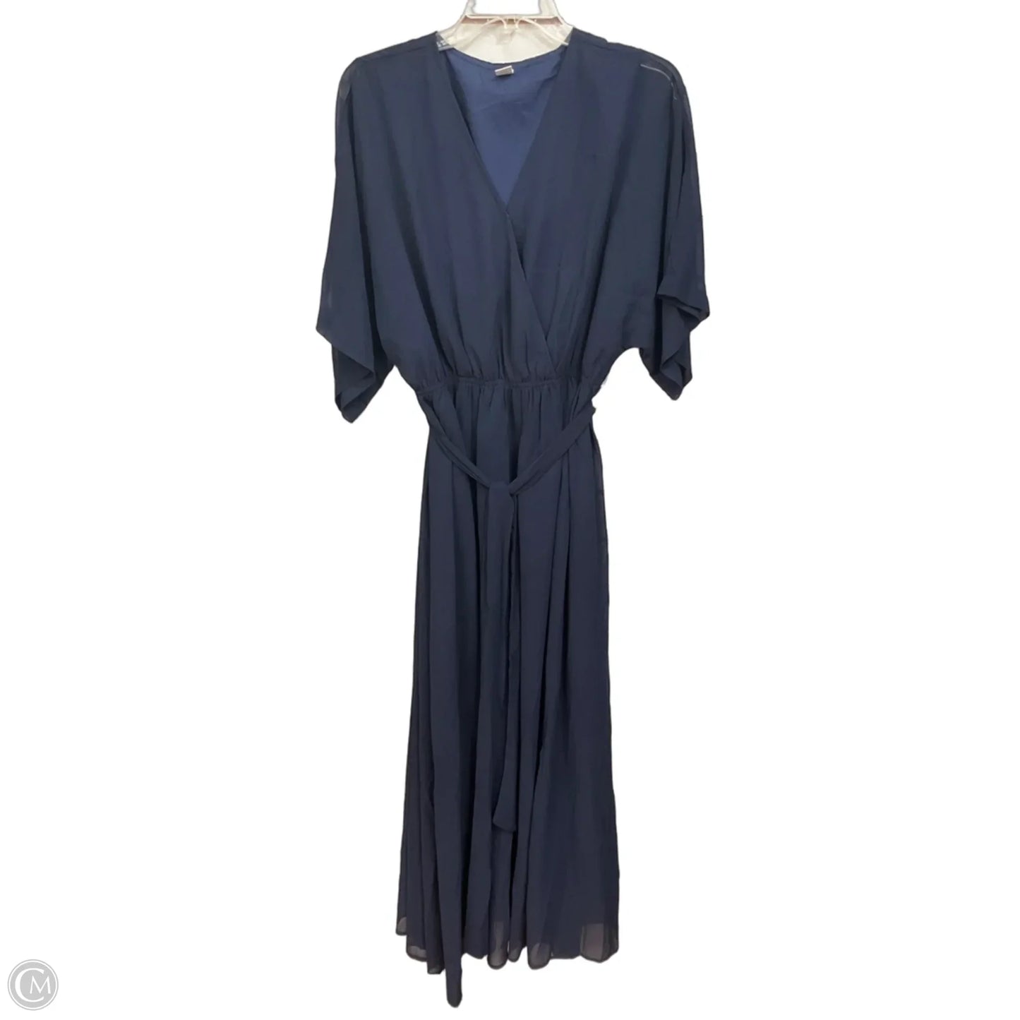 Dress Casual Maxi By Anrabess In Navy, Size: L
