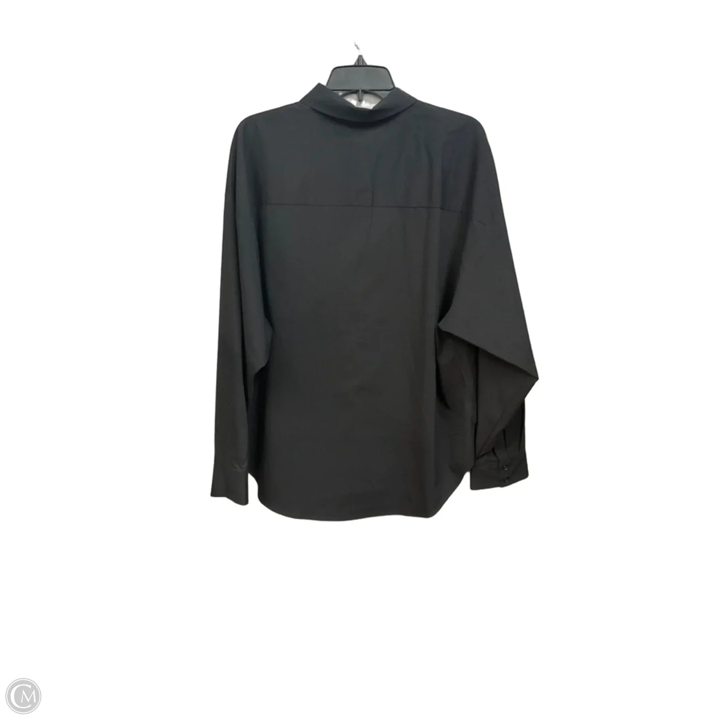 Blouse Long Sleeve By Express In Black, Size: L