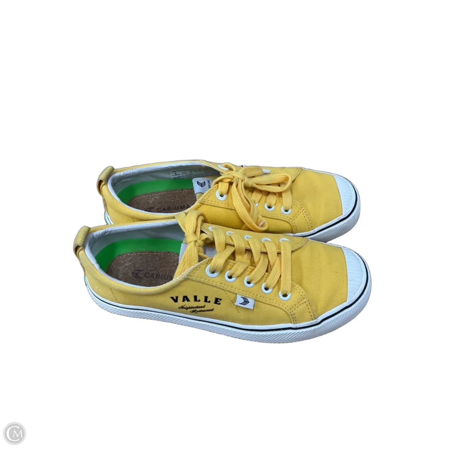 Shoes Sneakers By Cariuma In Yellow, Size: 8