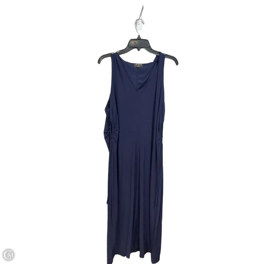 Dress Casual Midi By Lane Bryant In Navy, Size: 2x