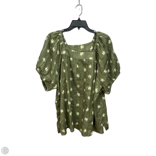 Top Short Sleeve By Lane Bryant In Floral Print, Size: 2x
