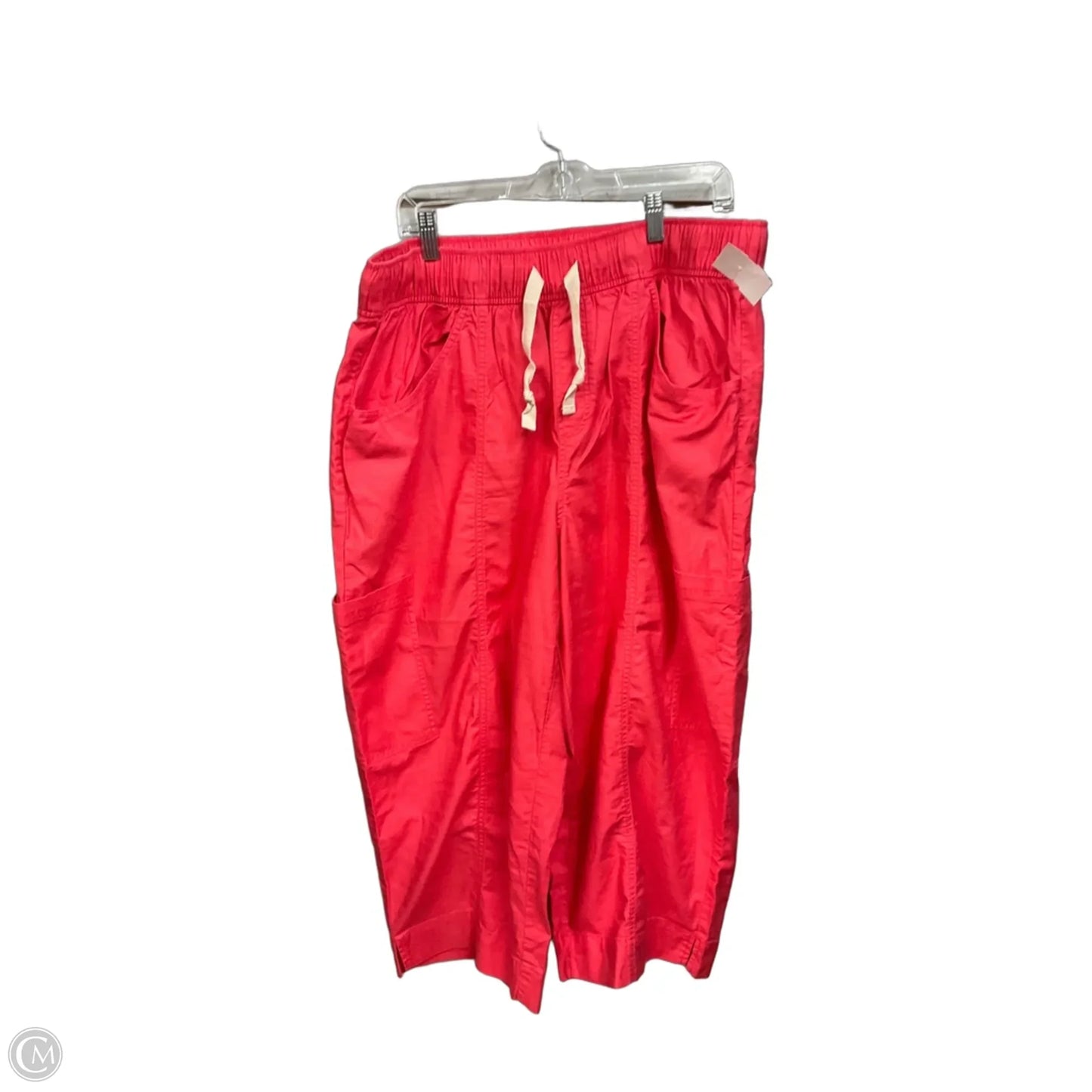 Pants Cropped By Lane Bryant In Coral, Size: 18