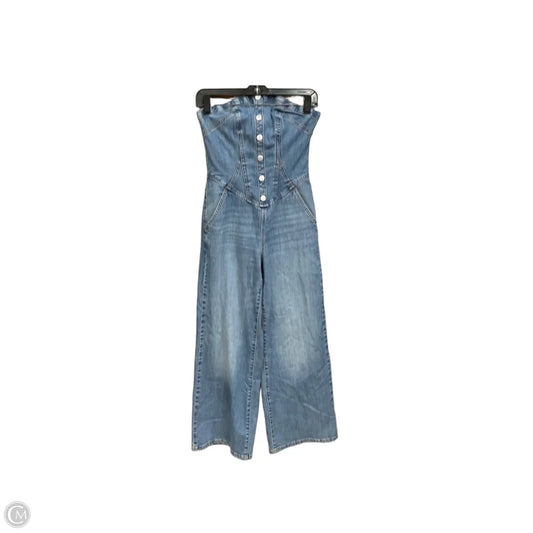 Jumpsuit By Pilcro In Blue Denim, Size: Xs