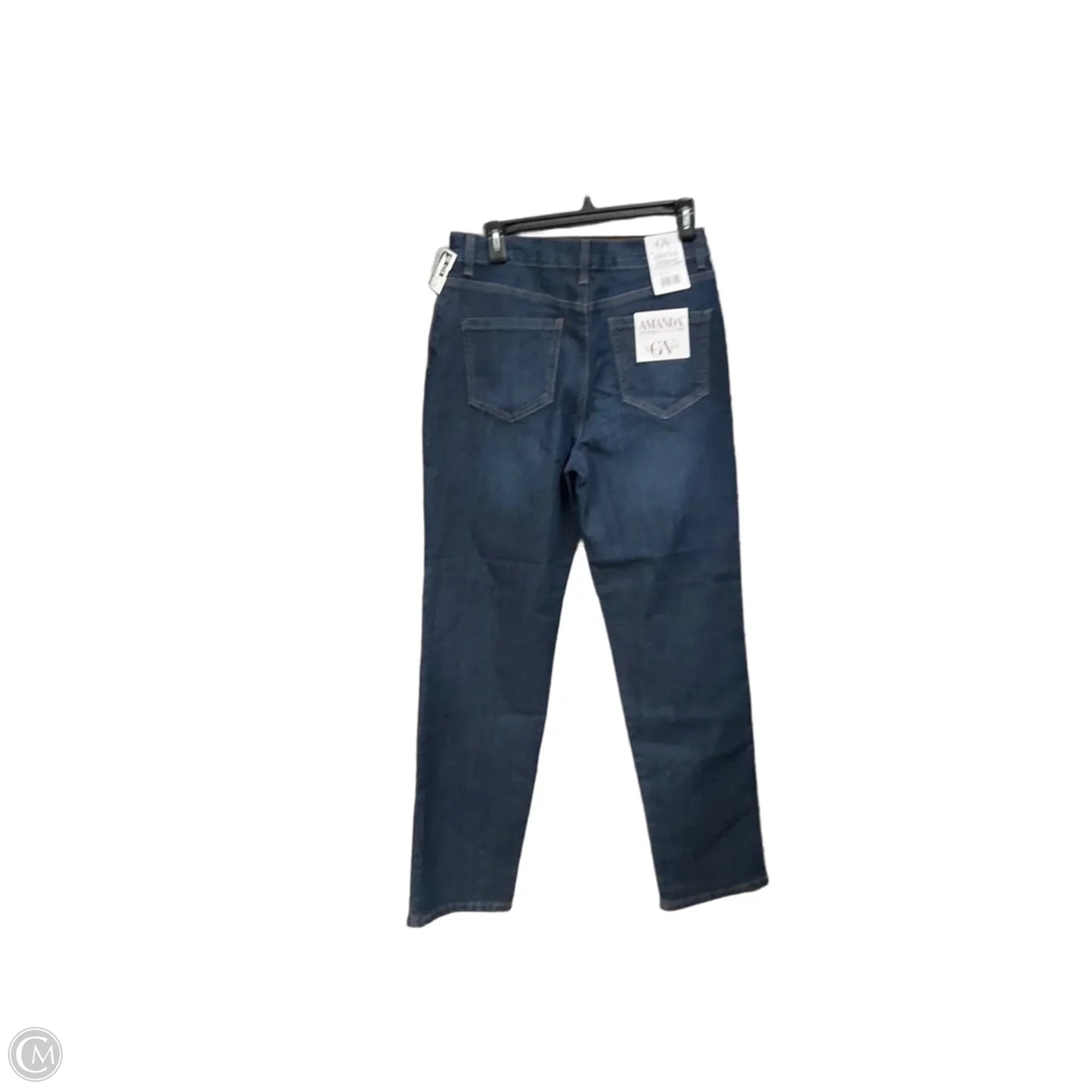 Jeans Straight By Gloria Vanderbilt In Blue Denim, Size: 8