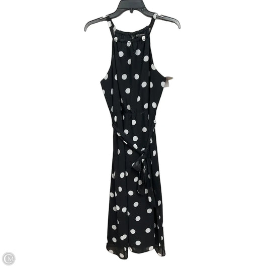 Dress Casual Midi By Banana Republic In Polkadot Pattern, Size: 10