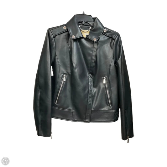 Jacket Moto By Michael By Michael Kors In Black, Size: L