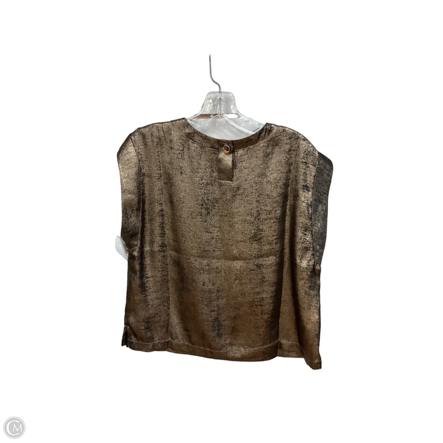 Top Sleeveless By Evereve In Bronze, Size: M