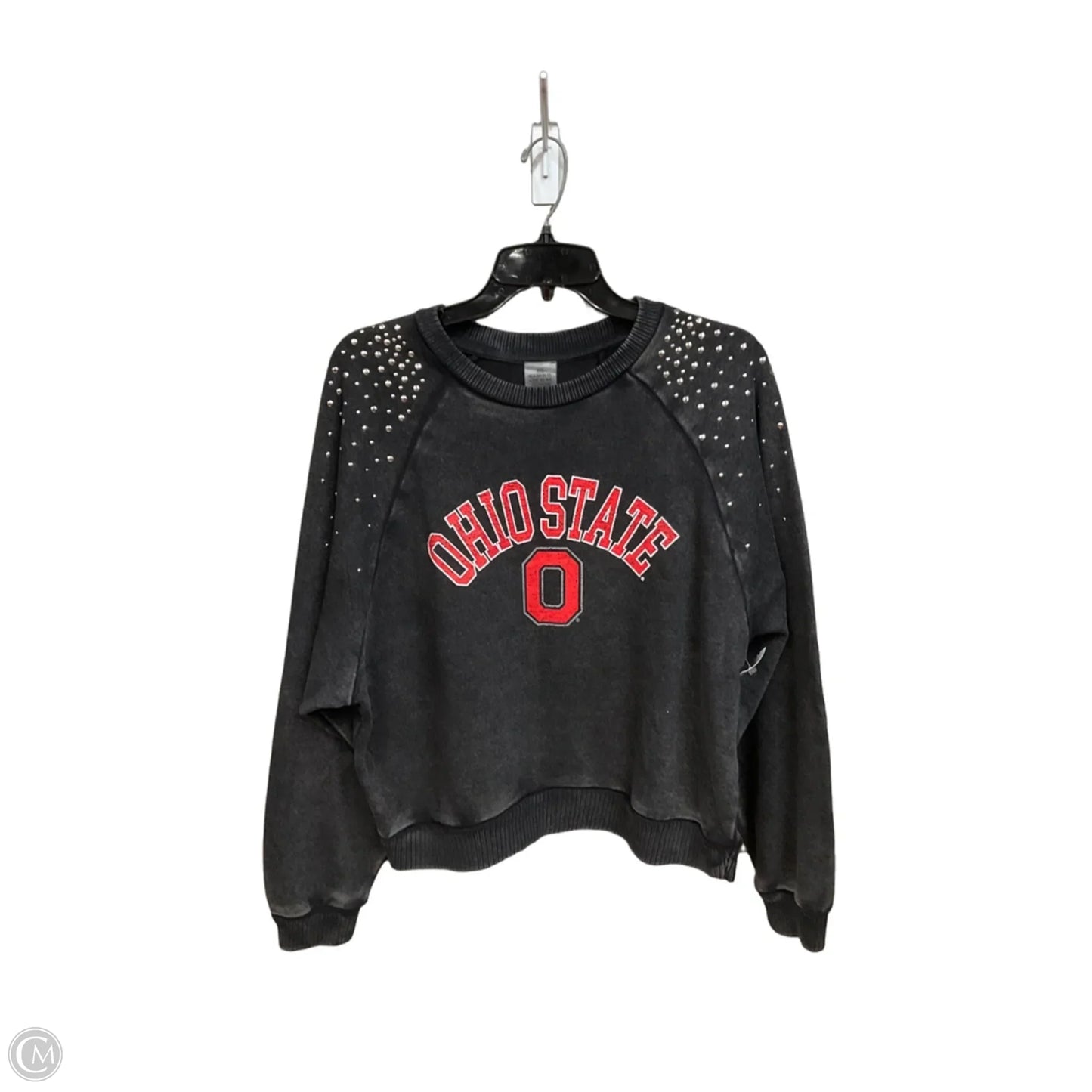 Sweatshirt Crewneck By Cme In Black & Red, Size: L