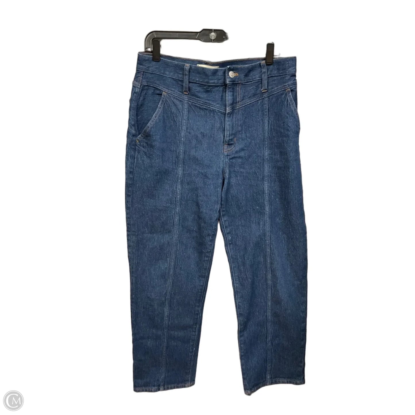 Jeans Straight By Madewell In Blue Denim, Size: 8