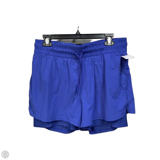 Athletic Shorts By Spyder In Blue, Size: L