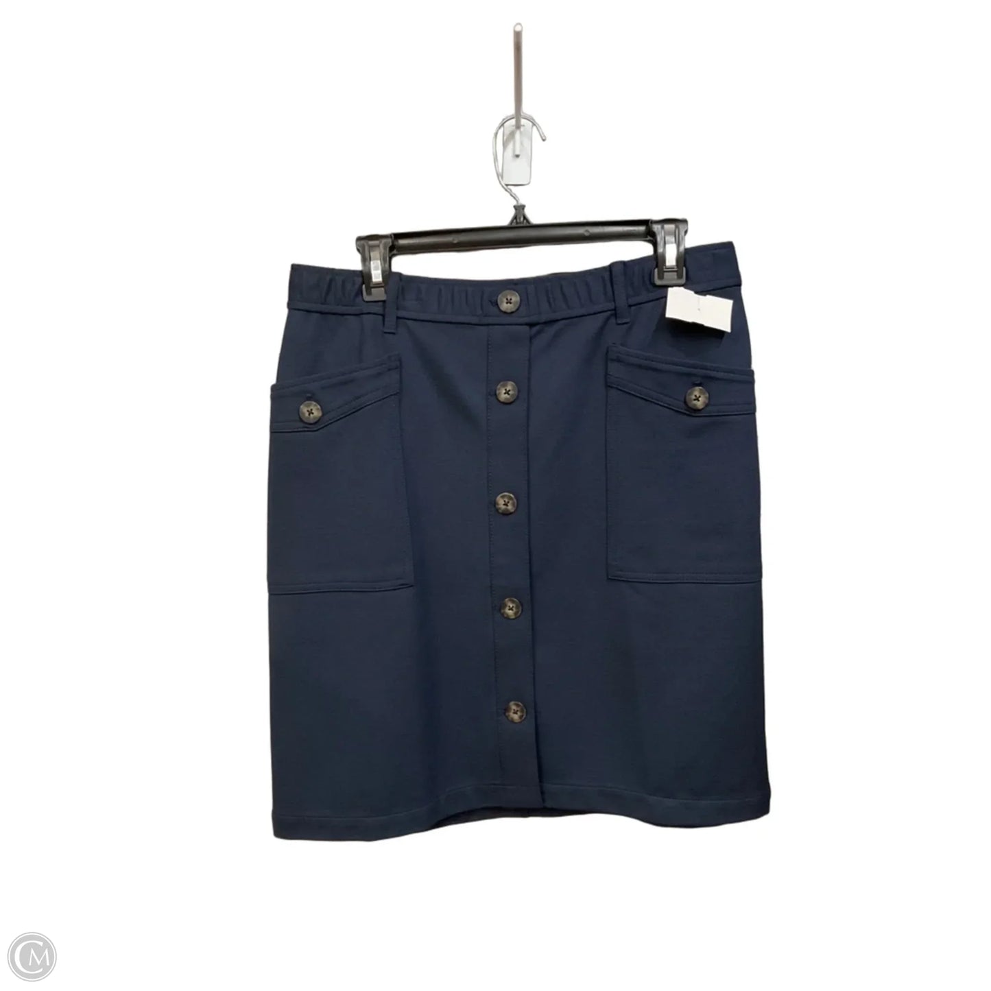 Skirt Midi By J. Jill In Navy, Size: 6