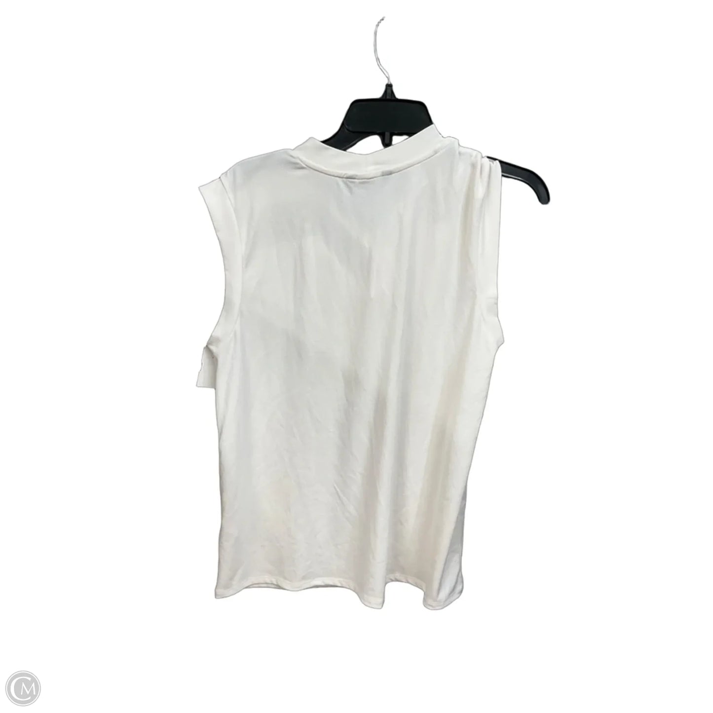 Top Sleeveless By Banana Republic In Cream, Size: L
