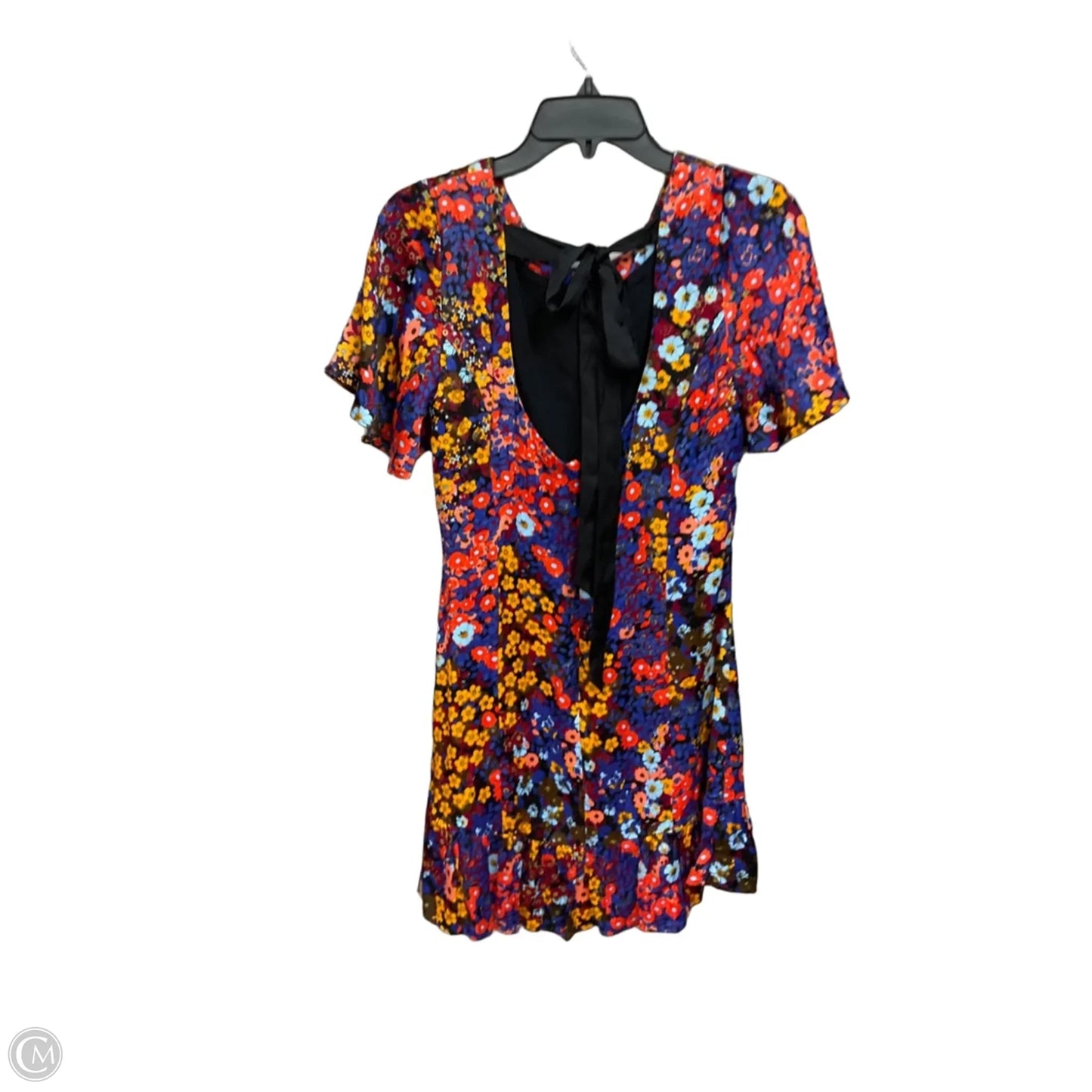 Dress Casual Midi By Anthropologie In Floral Print, Size: M