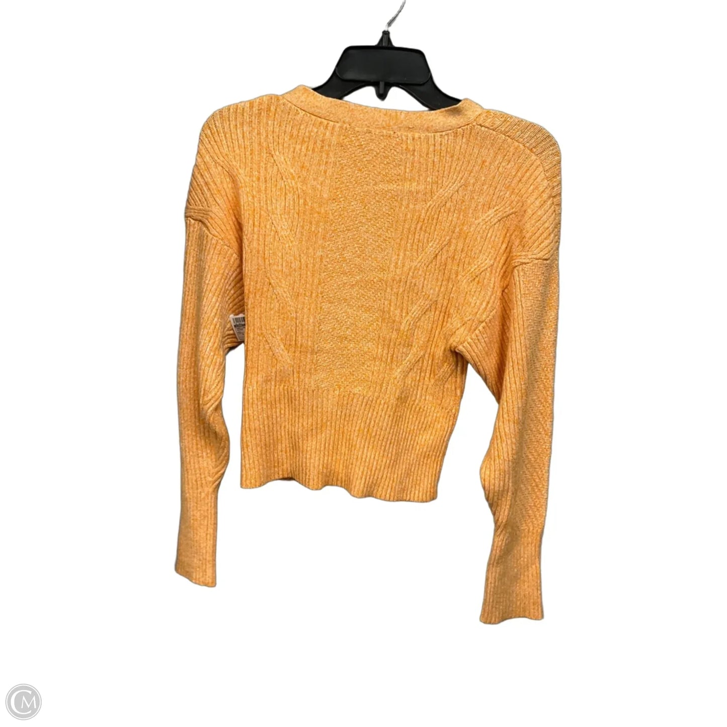 Cardigan By Express In Orange, Size: 2