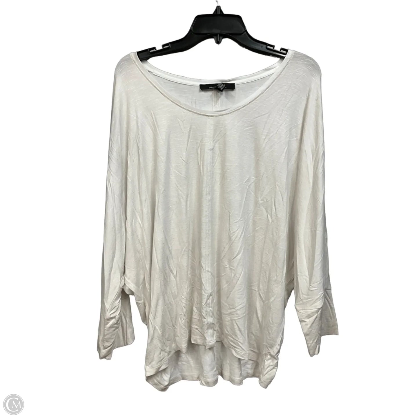 Top 3/4 Sleeve By White House Black Market In White, Size: Xl
