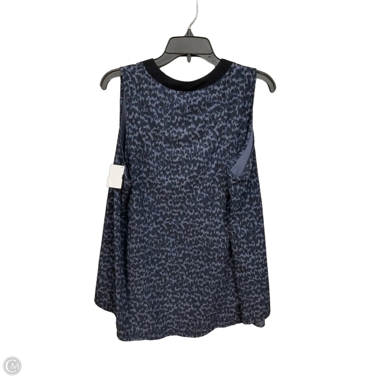 Athletic Tank Top By Athleta In Black & Blue, Size: 1x